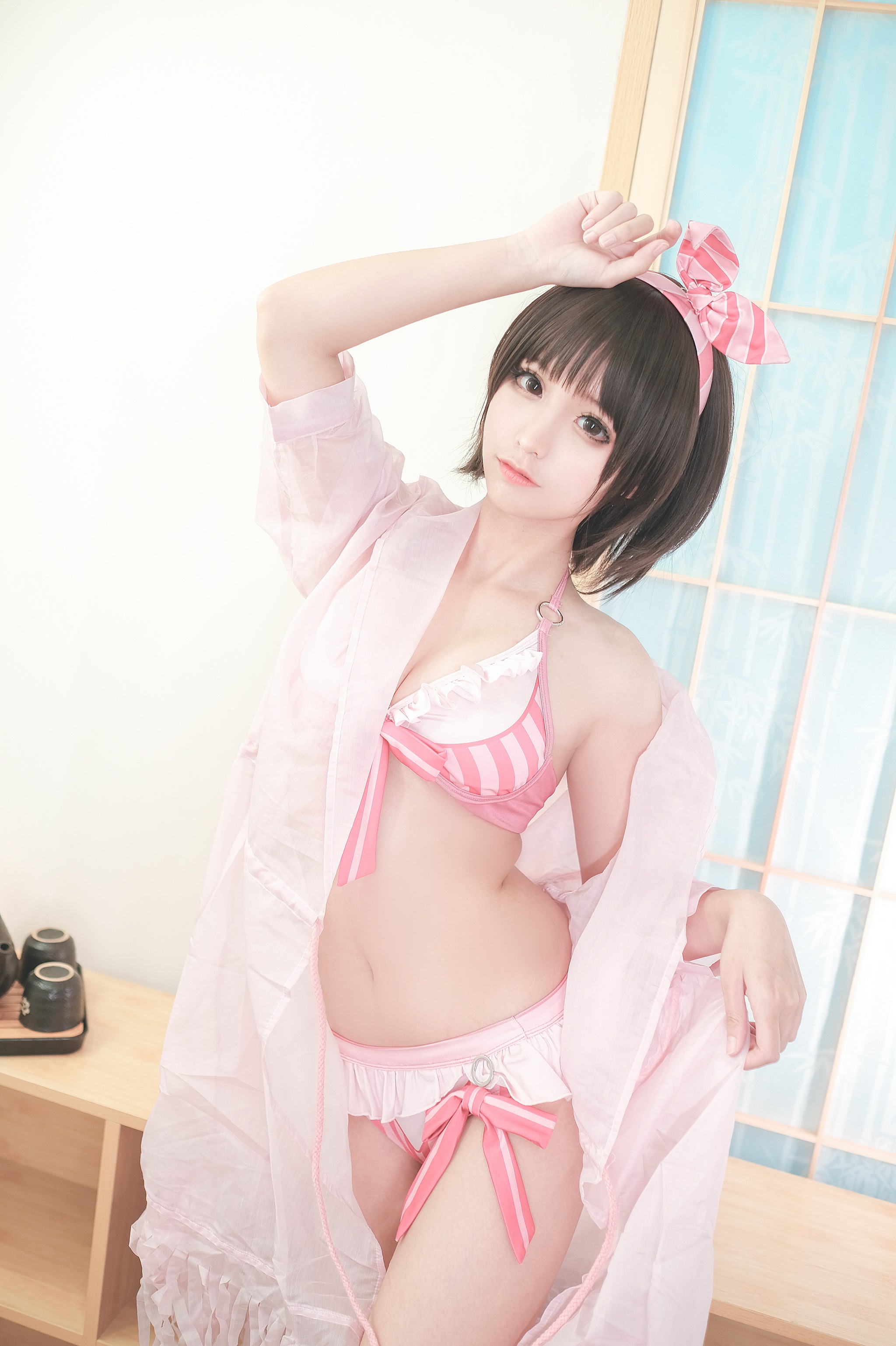 图片[1]-蠢沫沫 – NO.036 加藤惠泳装[40P]-XikXak